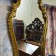 Antique gilded wooden mirror – rococo style / Louis XV / early 20th century