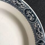 Assiette plate de Salins François 1er