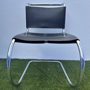 Pair of MR 10 chairs with Mies Van der Rohe laces, Knoll International