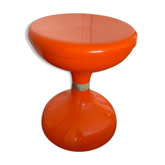 Stool Robur Sgabello Americano orange 70s vintage very good condition