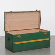 Large Antique Travel Trunk / Coffee Table from the Early 1900s with Handles