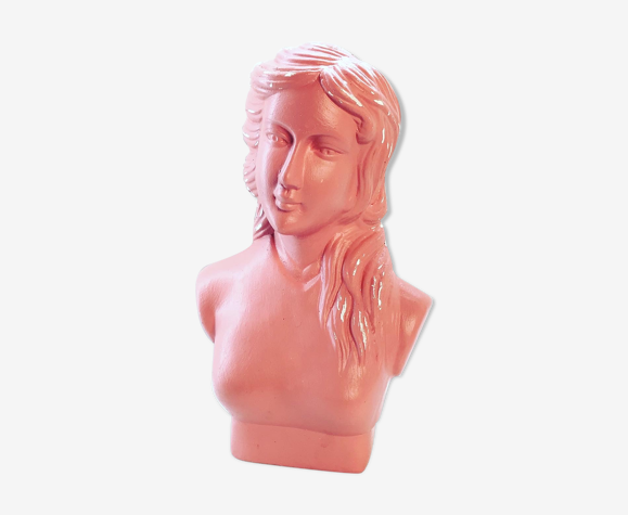 Statuette jeune fille en plâtre
