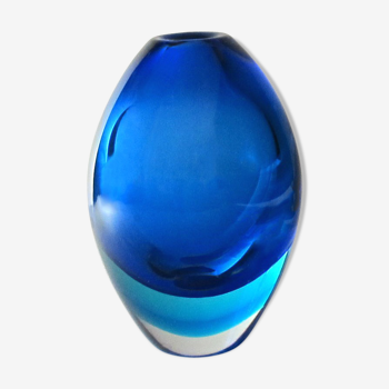 Vase en cristal de Murano des années 70