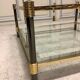 Glass coffee table