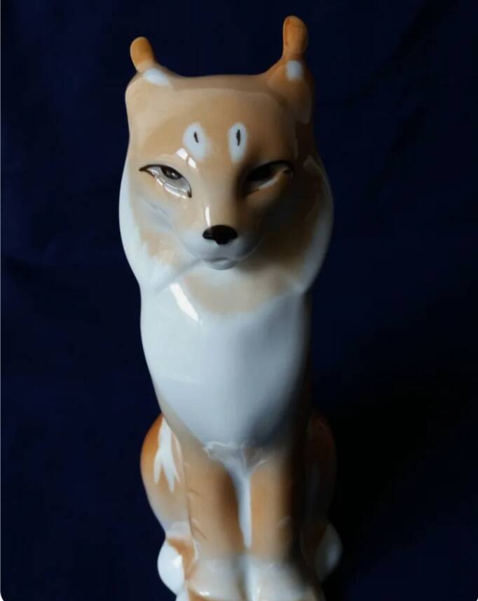 Lynx in Leningrad porcelain known as Lomonosov
