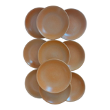 10 hollow stoneware plates