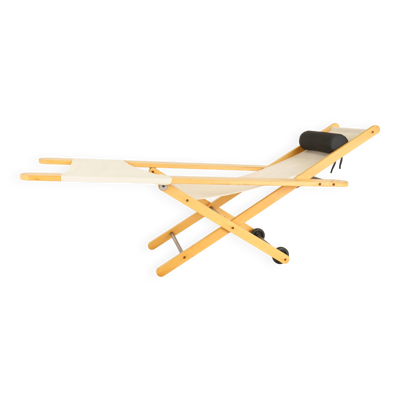 Prototype unique de chaise longue d'extérieur, probablement B&B Italia, Italie, années 1980