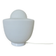 Lampe Italienne en opaline blanche, années 70