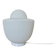 Lampe Italienne en opaline blanche, années 70