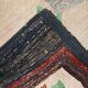 Old American Carpet Hooked handmade 78cm x 138cm 1920s, 1C705