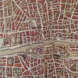 Historic map of Paris in 1789