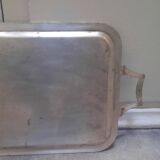 Silver metal tray