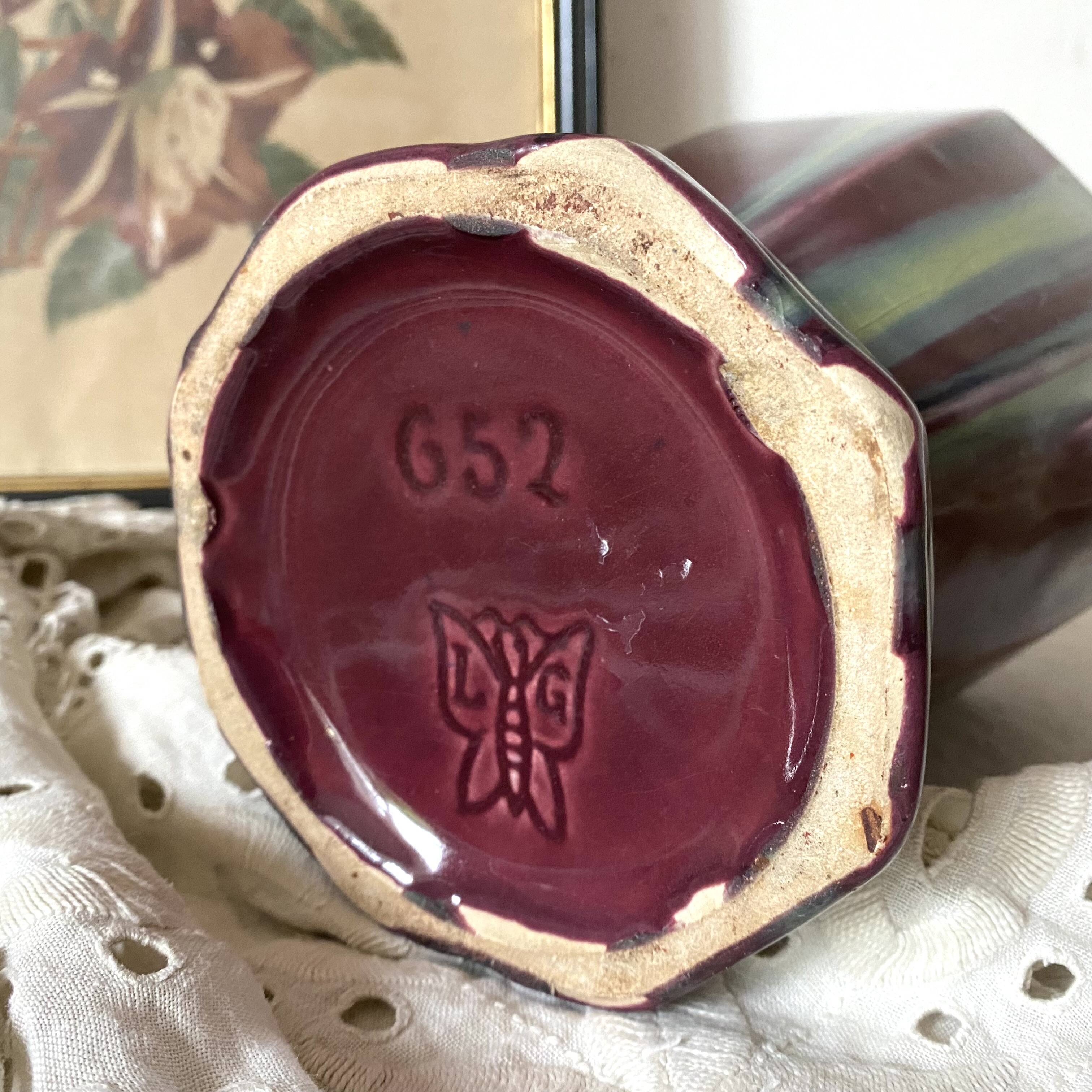 Amphora vase from the pottery of Vierzon by Louis Gueule.