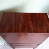 Storage cabinet in rosewood of rio by Andre Monpoix