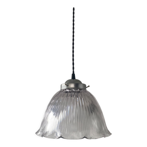 Ancienne suspension verre holophane