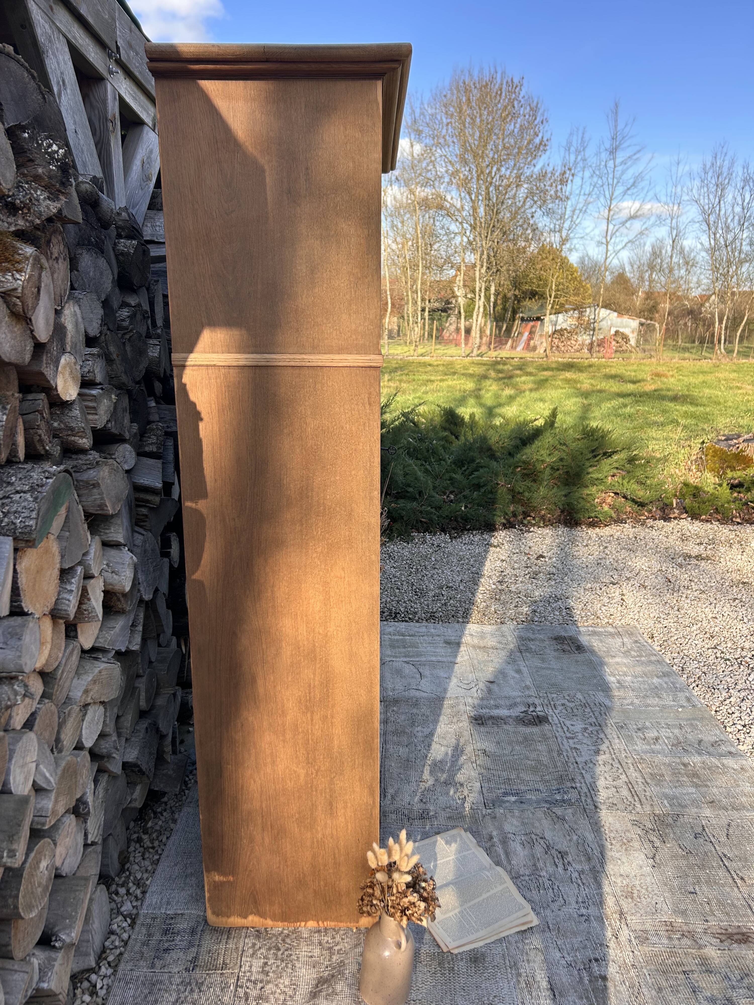 Renovated antique display cabinet
