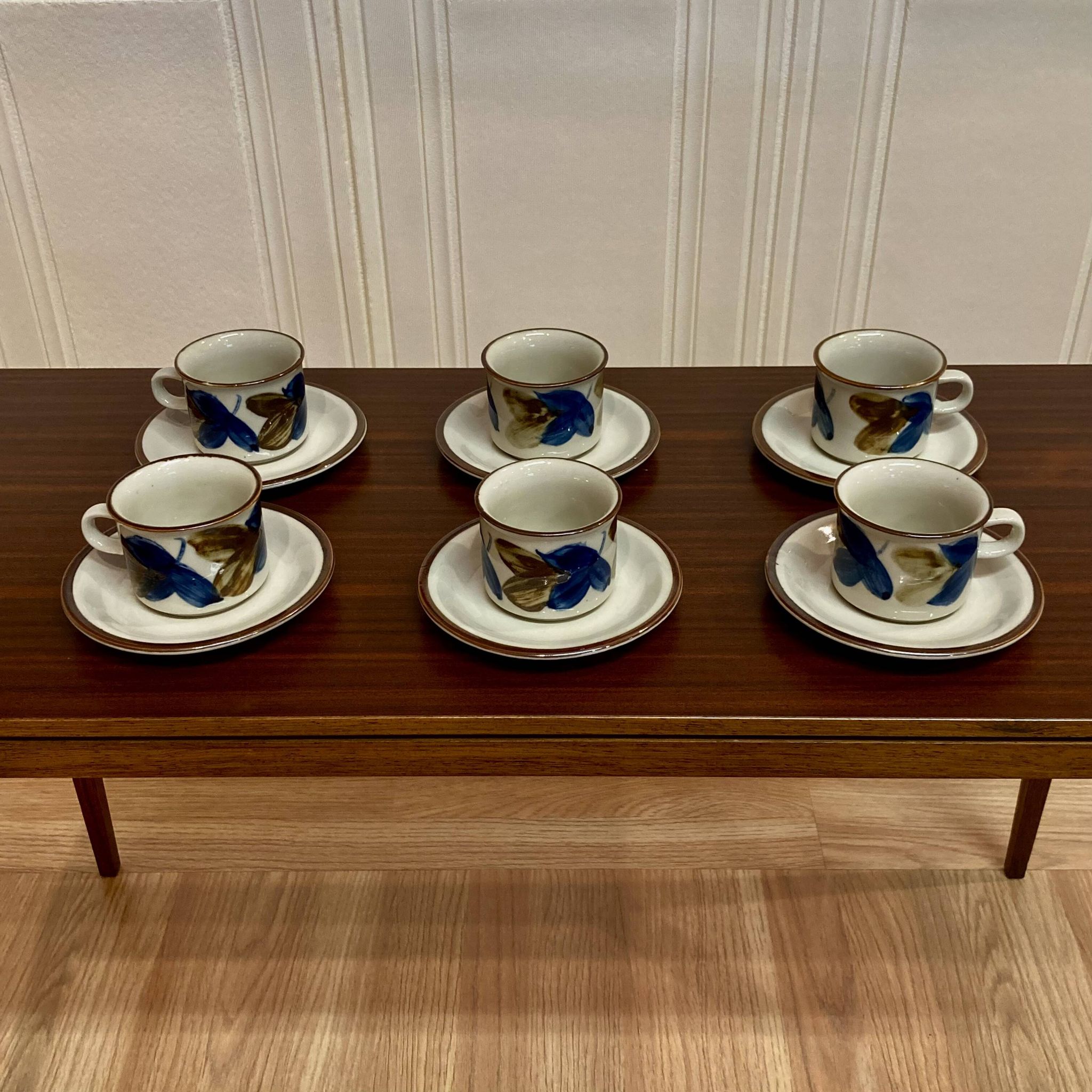 Set of 12 pieces of Scandinavian design from the 1960s.