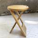 Tabouret Suzy par Adrian Reed en hêtre