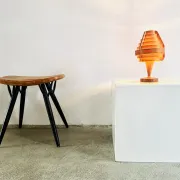 Model B-119/1 Pine Veneer Conical Table Lamp By Hans-Agne Jakobsson For Ab Markaryd, Sweden 1960S