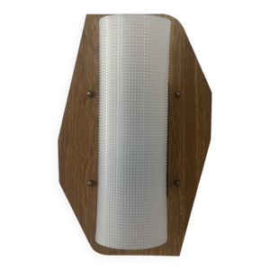 Applique vintage, teck - laiton