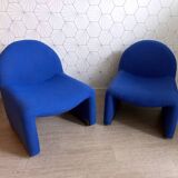 Pair of Atal low chairs - design from the 1970s.