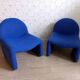 Pair of Atal low chairs - design from the 1970s.