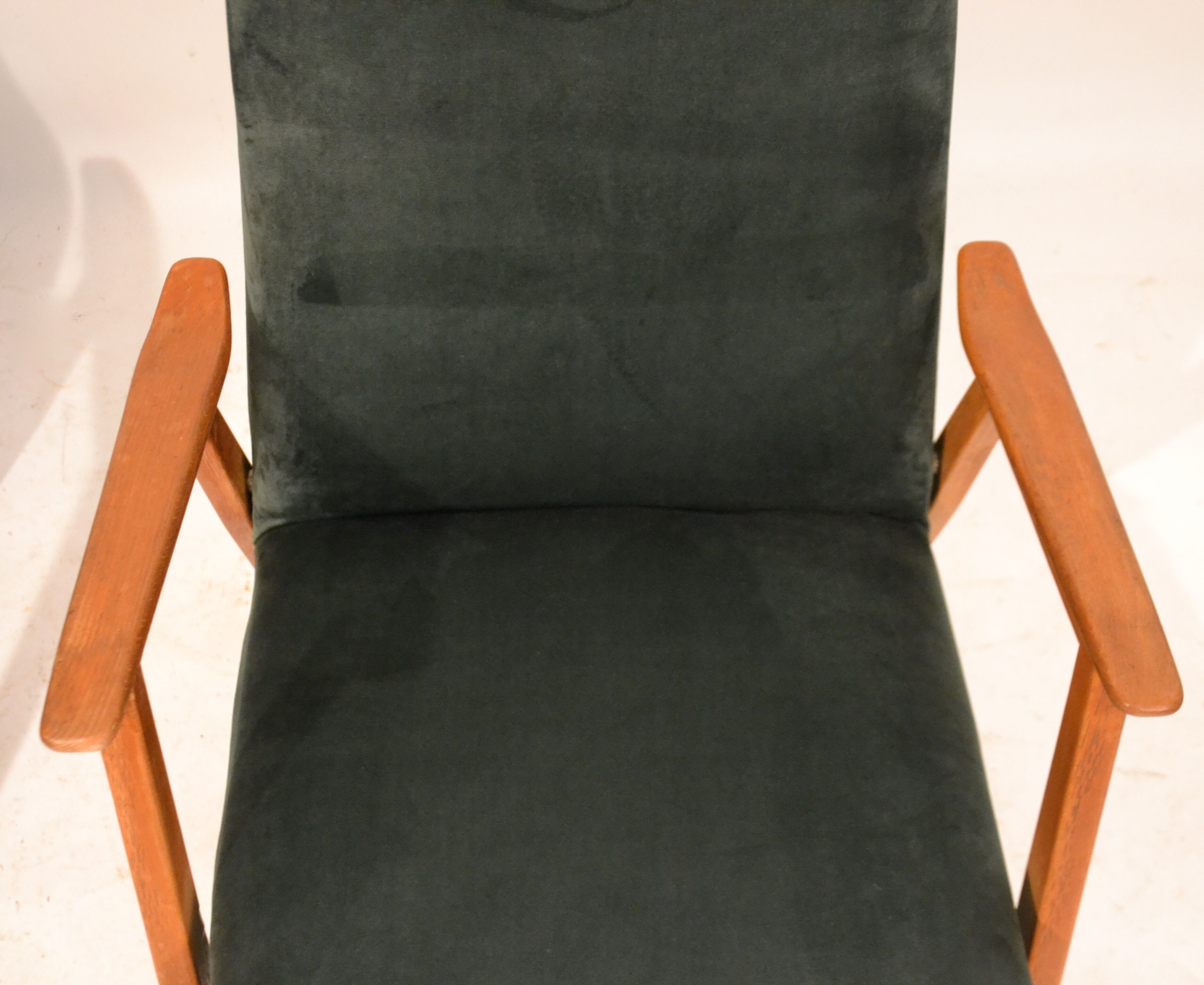 Green Velvet armchair