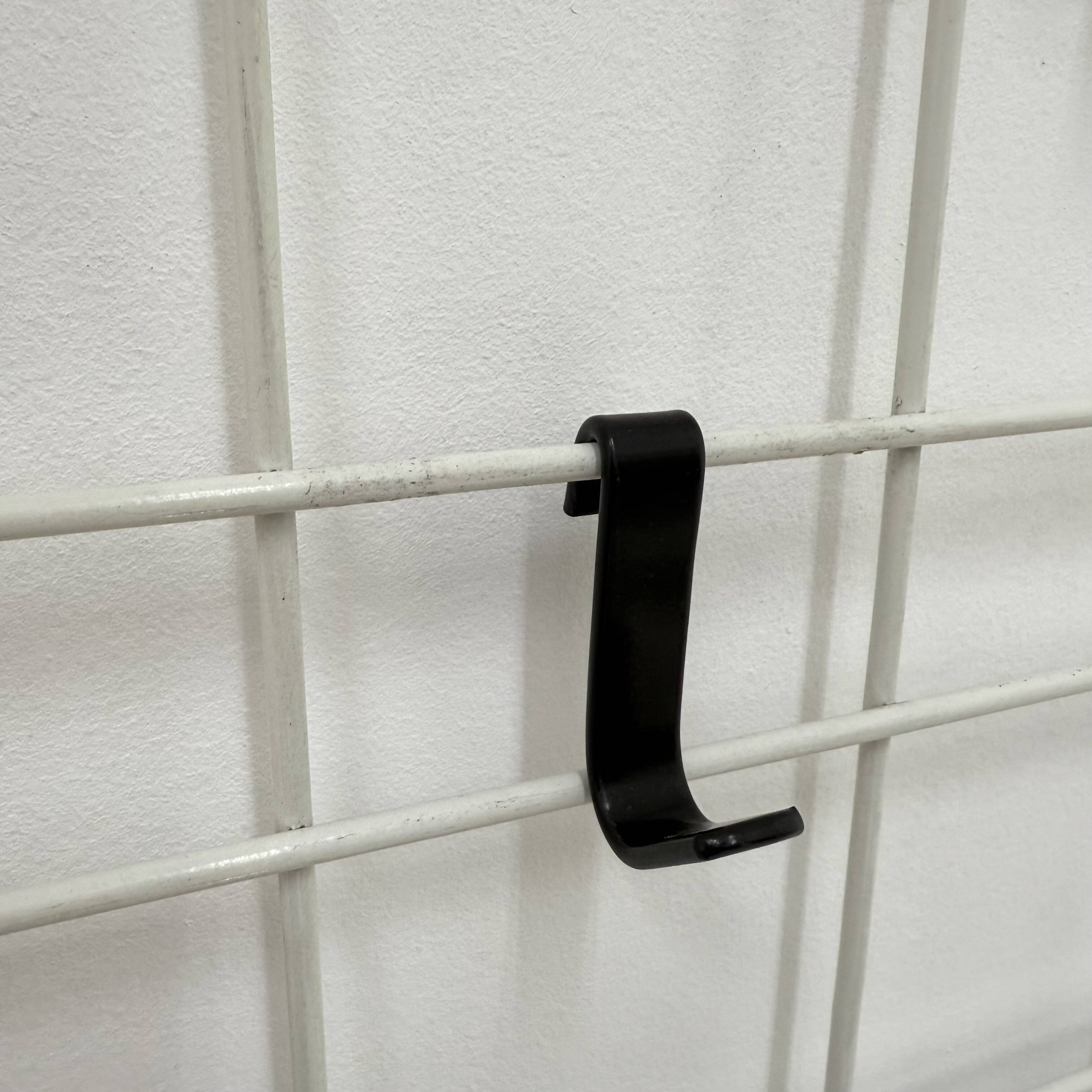 Vintage wire metal wall coat rack , 1960s