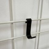 Vintage wire metal wall coat rack , 1960s