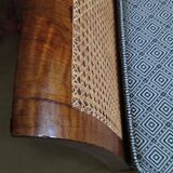 Cane armchair