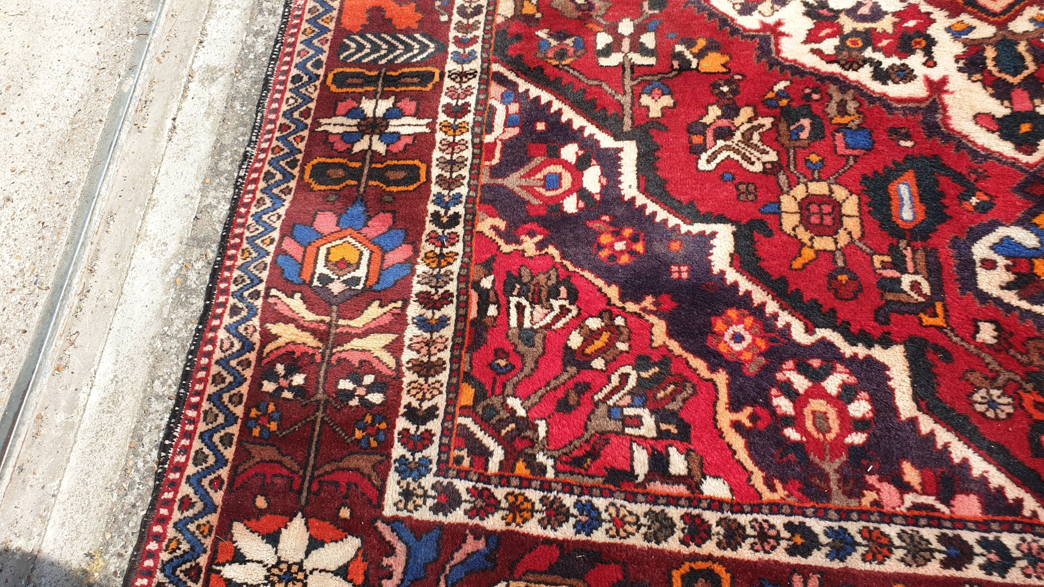 Wool bidjar rugs 202x285cm