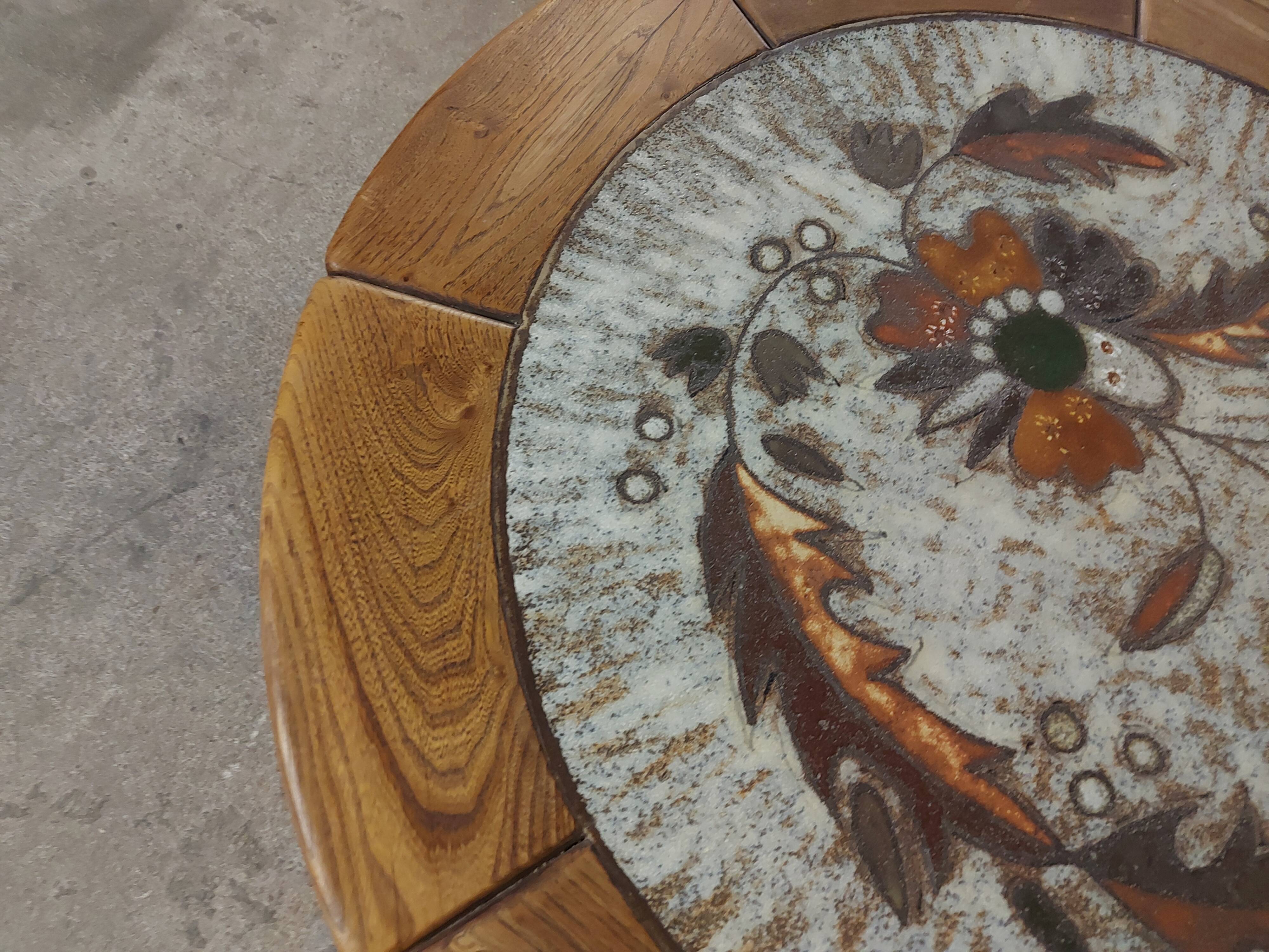 Table vintage ceramic top 50's, 60'S