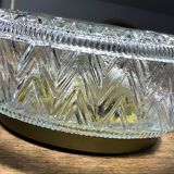 Molded glass ceiling light