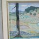 Gerhard Karlmark, Modern Landscape, 1960s, Oil on Panel, Framed