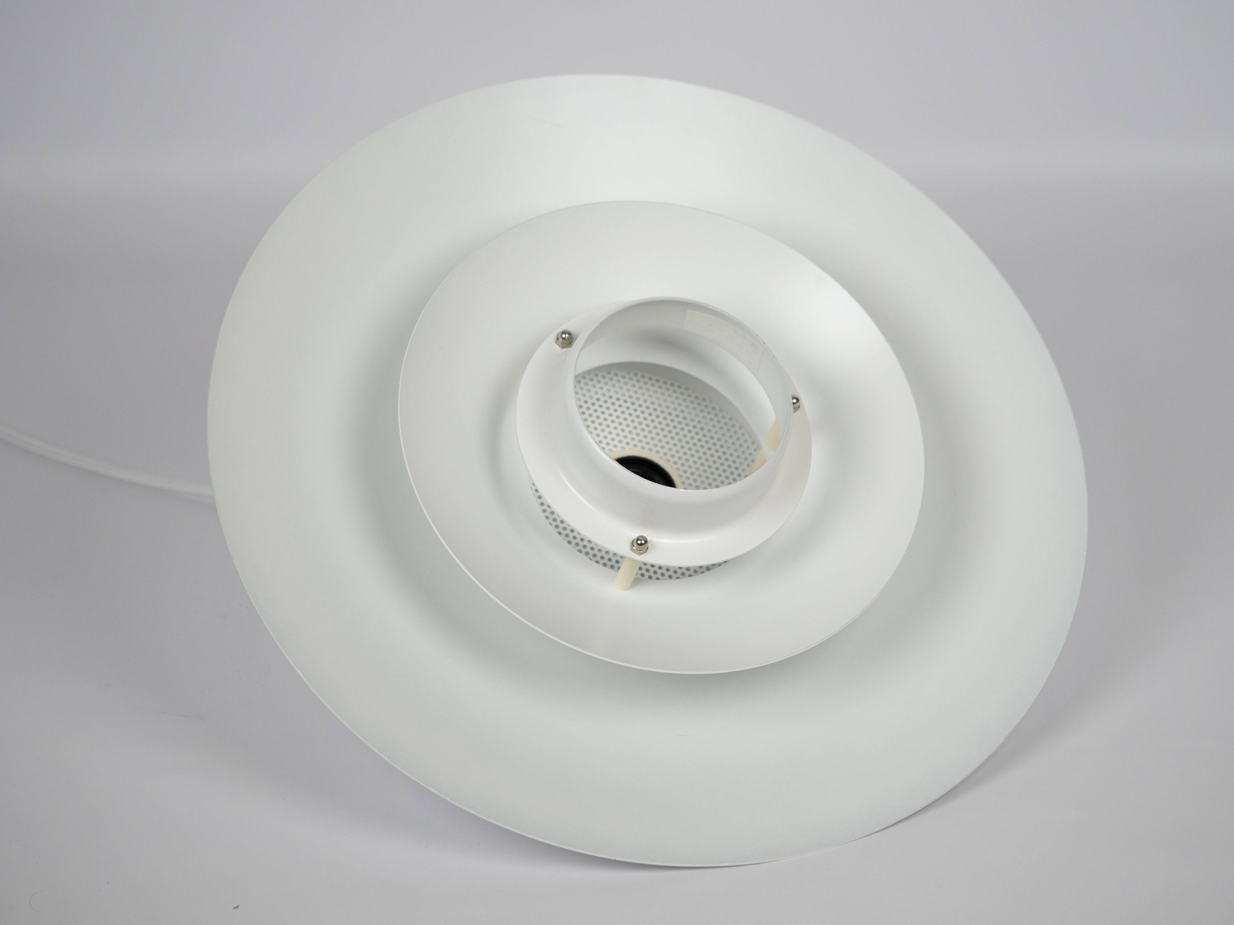 Pair of 2 vintage pendant lamps Volga by Kurt Wiborg, Jeka, 1980s