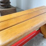 Scandinavian oak bench