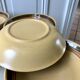 Set of 8 hollow plates in vintage sandstone 70s