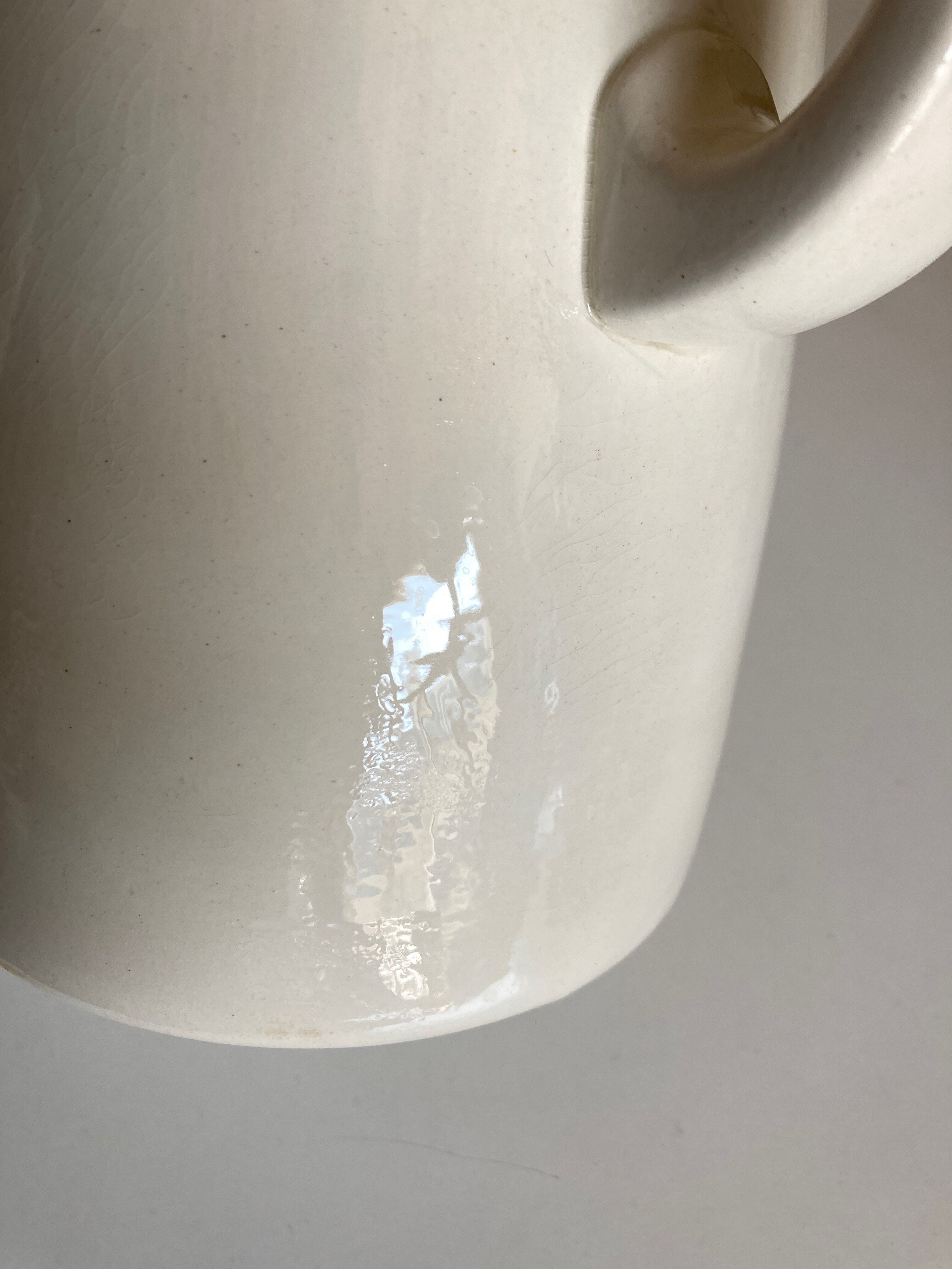 Farm pitcher vase in iron earth Villeroy and Boch XXXL 1930