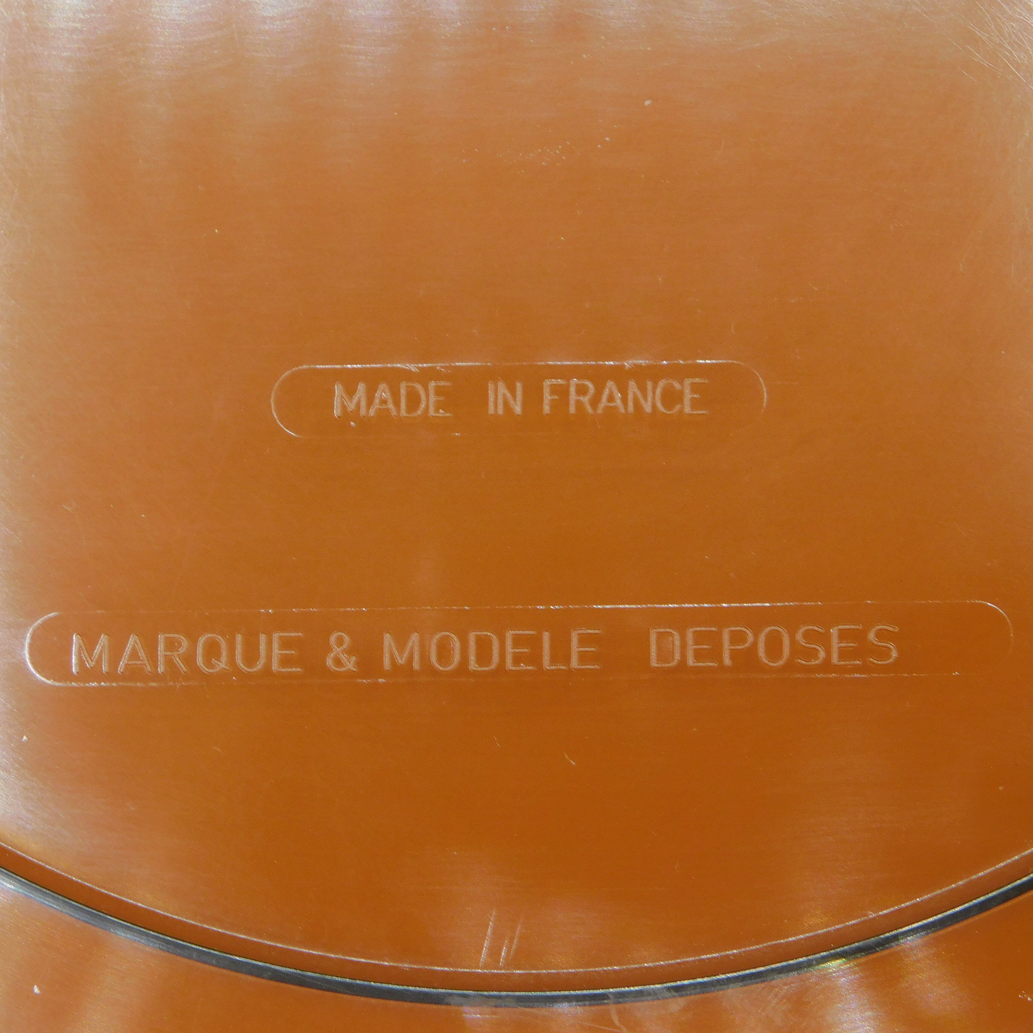 Gilac smoked plastic mirror from the 70s - 40 cm