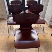 5 Chaises Flötotto Pagwood , design Allemand 1970