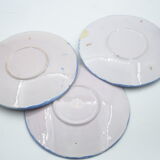 Old service 3 Plates of Charolles rooster