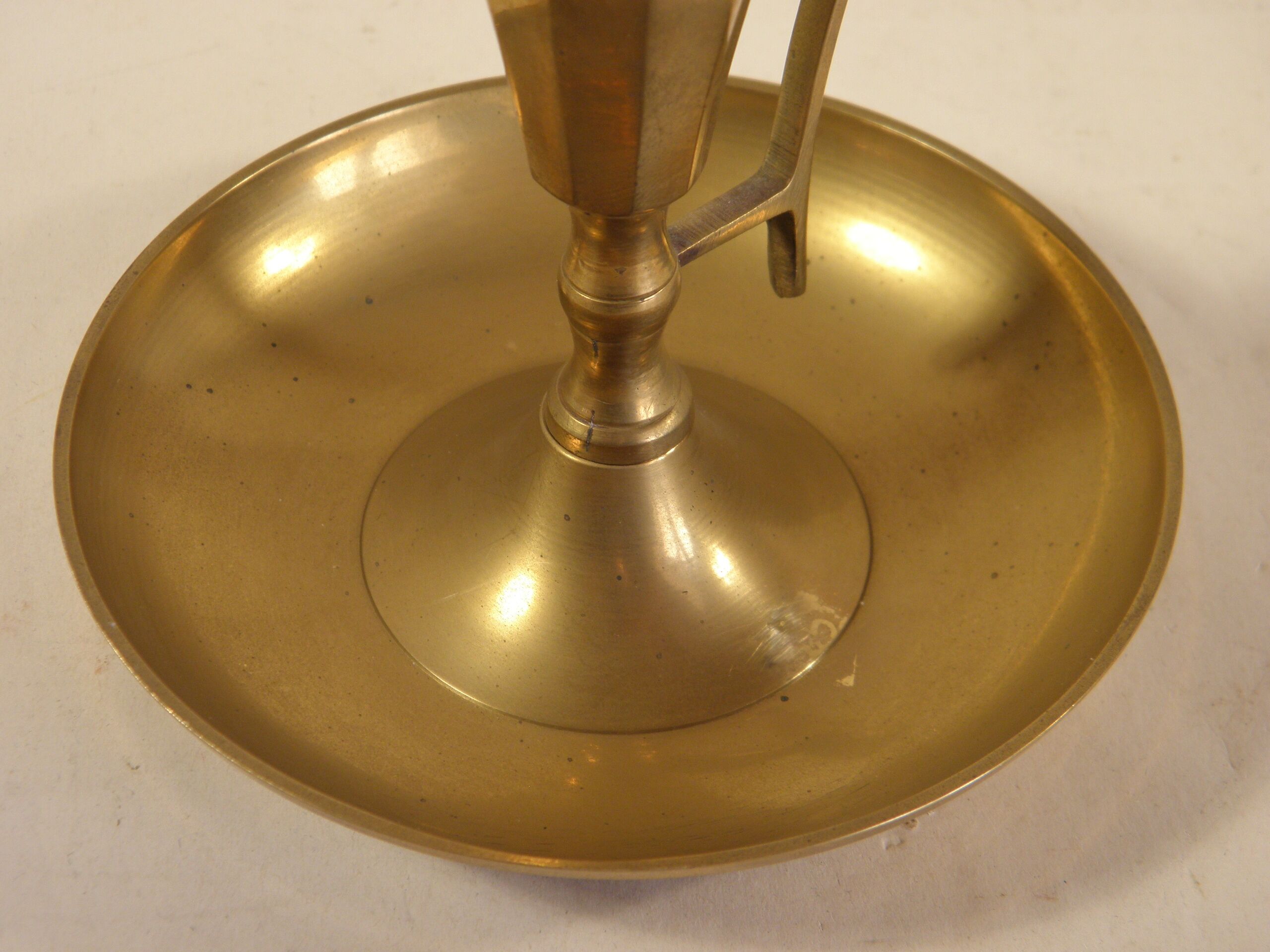 Brass candle holder 13 cm