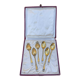 Set de cuillères métal doré