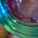 Murano purple turquoise pocket emptier