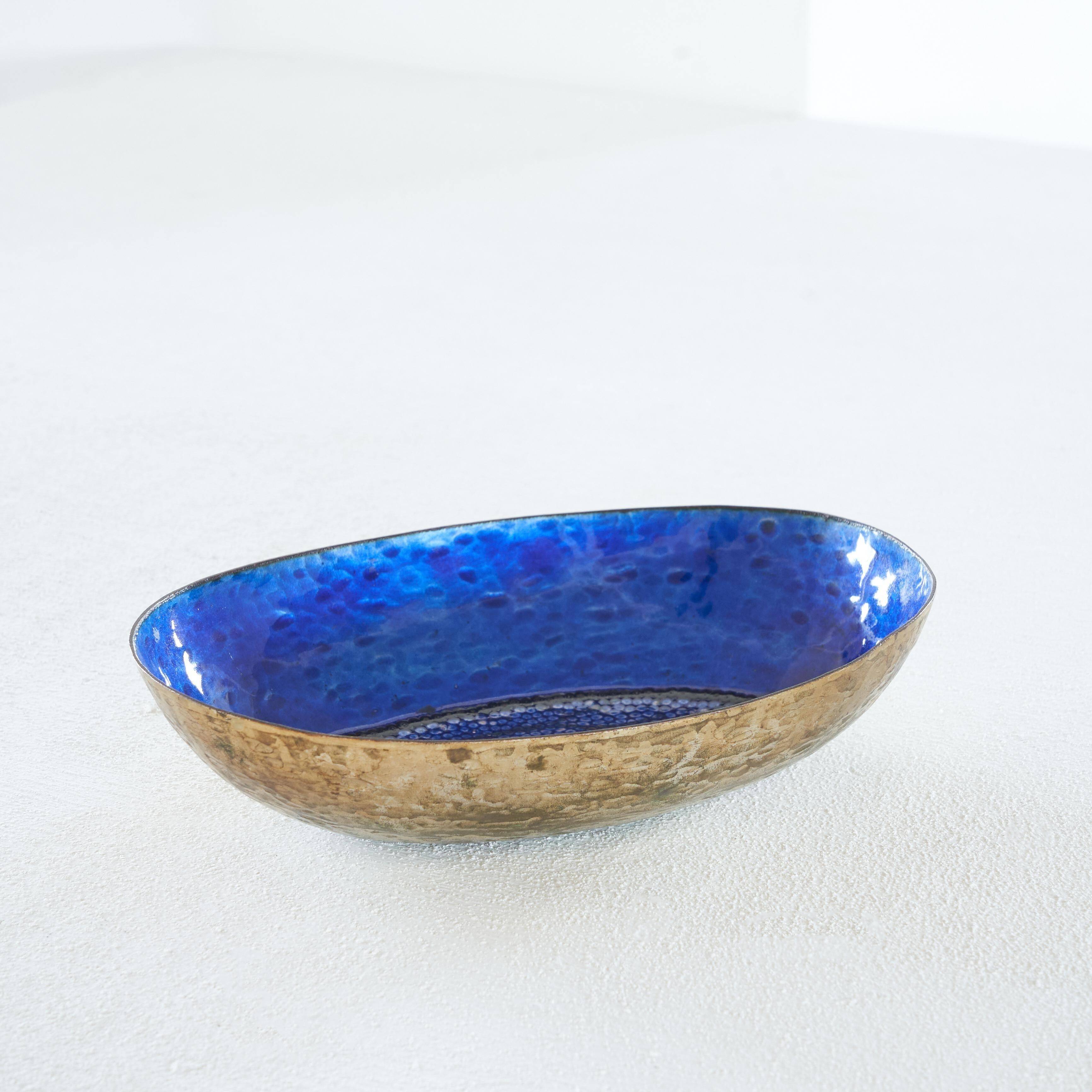 Hammered and enamelled Valenti cup from the 1960s.