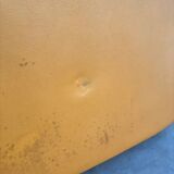 Grand canapé lounge vintage rembourré avec dossier, années 1970