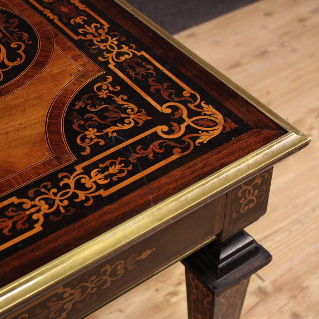 20th century French inlaid writing table