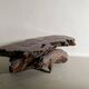 French Brutalist Sculptural Free Form Wooden Root Sofa Coffee Table, 1960s
