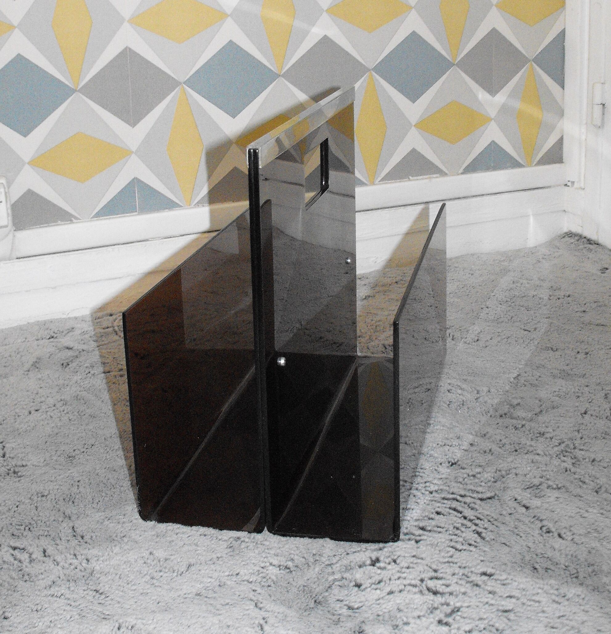 Door review plexiglas smoked David Lange 70s