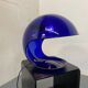 Lampe de table Blue Foglia 634 Martinelli de l'ère spatiale italienne moderne, par Elio Martinelli pour Martinelli Luce, 1969